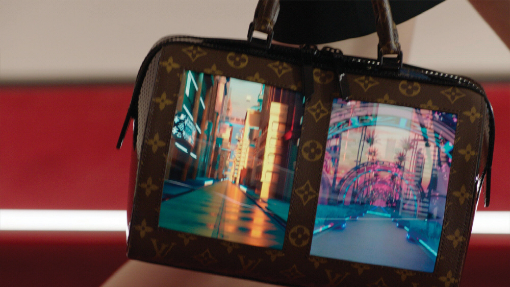 Louis Vuitton premieres cutting-edge bags with flexible screens